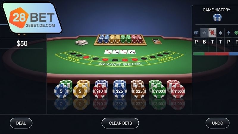 Baccarat sống động 28BET hấp dẫn 2 Baccarat sống động 28BET là gì